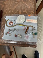 Vintage Jewelry Tray Lot