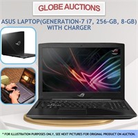 ASUS LAPTOP (GEN-7 i7, 256-GB, 8-GB) W/ CHARGER