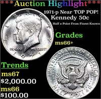 ***Auction Highlight*** 1971-p Kennedy Half Dollar