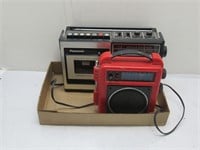 radio, cassette player