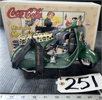 Green Die Cast Coca Cola Scooter