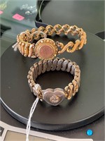 2 Vintage Bracelets USN and Gold Filled