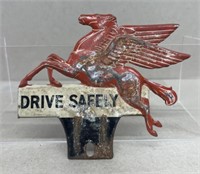 Mobile Pegasus Drive safety metal sign