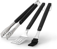 BBQ Tool Set - Stainless Steel  3 Piece