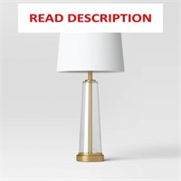 Fillable Table Lamp with USB Clear - Threshold