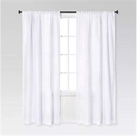 Farrah Curtain Panel  White  Size: 95x54