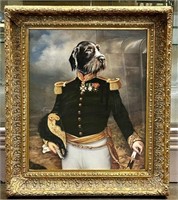 Gilt Fr Thierry Poncelet Exhibition Dog Poster