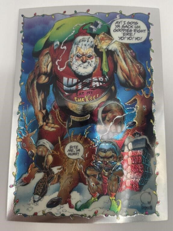 1993 Wizard Chrome Santa Christmas Eve in Brooklyn