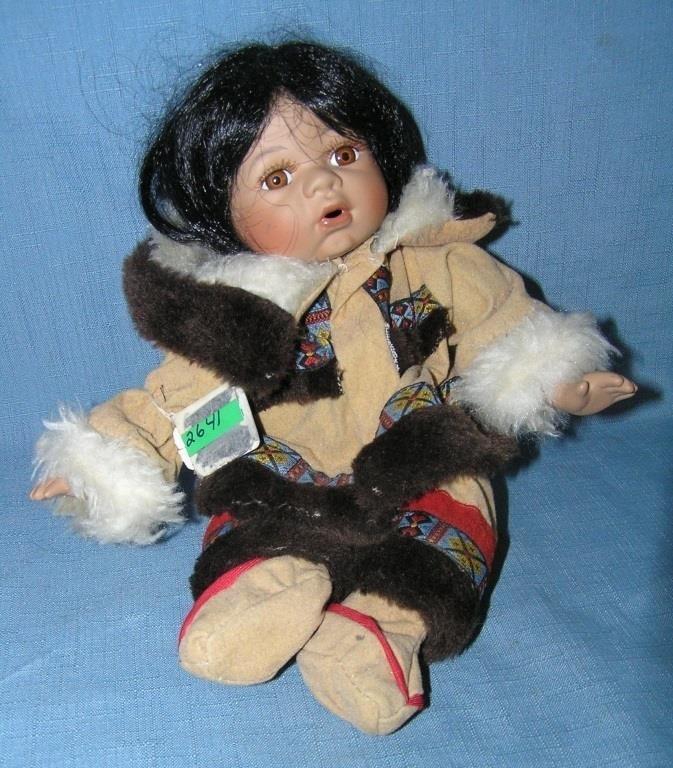 Native American Indian child doll