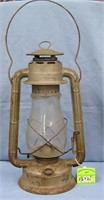 Antique Dietz of NY oil lantern globe