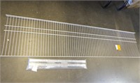 Closetmaid Superslide White Ventilated Wire Shelf