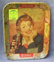 Coca Cola advertising tray