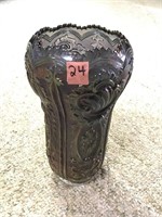 Decorative Glass Vase 10"H