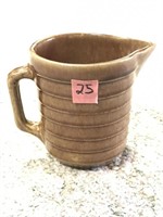 Vintage Pitcher With Handle - 5"H
