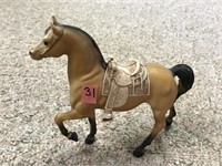 Bryer Horse W/ Removable Saddle 8.5"H