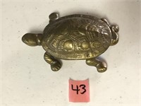 Turtle Jewelry/Trinket Box With Lid - 4.5"