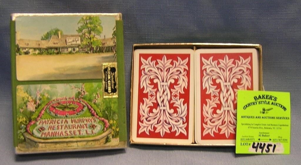 Two decks of vintage playing cards