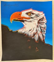 Andy Warhol Handmade Painting on Cardboard