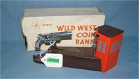 Wild West mechanical bank painted version circa 19