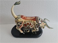 Pablo Picasso Bull sculpture painted and carved