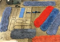 Dry Mop Sweepers, squeegees and scrub pads