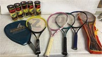 Tennis Rackets & Tennis Balls & Badminton