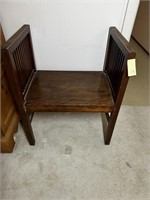 Antique Wooden Bench Seat