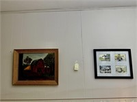 2 Art Pieces On Wall