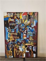 Jean-Michel Basquiat Oil on Canvas