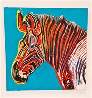Andy Warhol Endangered Species Oil on Canvas