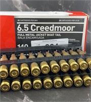 6.5 Creedmoor Full Metal Jacket Boat Tail - 20