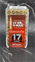 Hornady 17 HMR 50 Rounds- 17 GR V-MAX