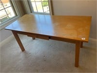 Oak Table- solid- used for sewing