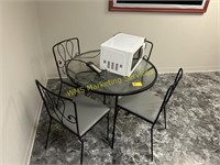 Table w/4 Chairs & Microwave