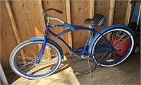 Blue Huffy Bicycle