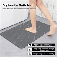 Stone Bath Mat,Super Absorbent Quick Drying.