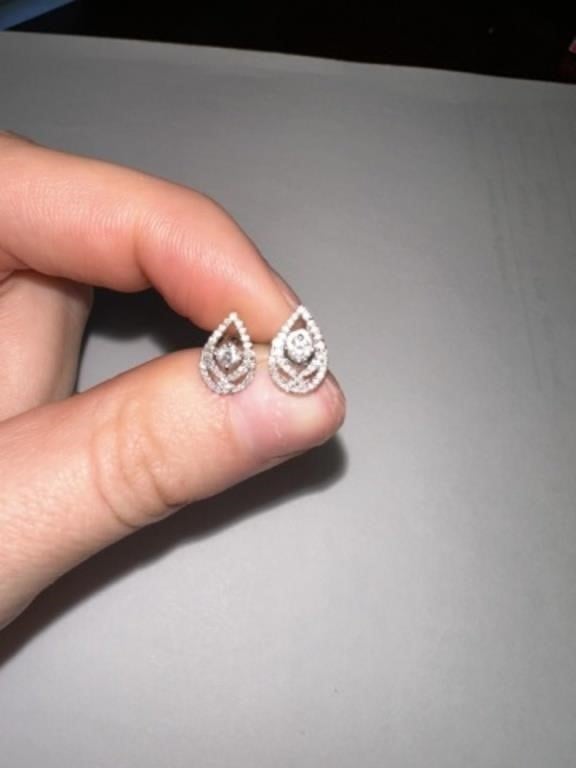 Diamond Love Entwined Stud Earrings (See below)