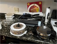 Casserole Dishes & Misc On Counter