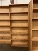 tall cedar wall book case