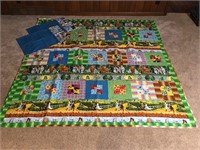 Wizard of Oz Quilt 80"x79" w/Pillowcases