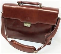 MANCINI Italian Leather Laptop Bag