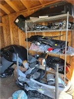 COLLECTION OF NEW AND USED AUTO BODY PARTS