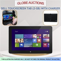 DELL TOUCHSCREEN TAB (2-GB) W/ CHARGER