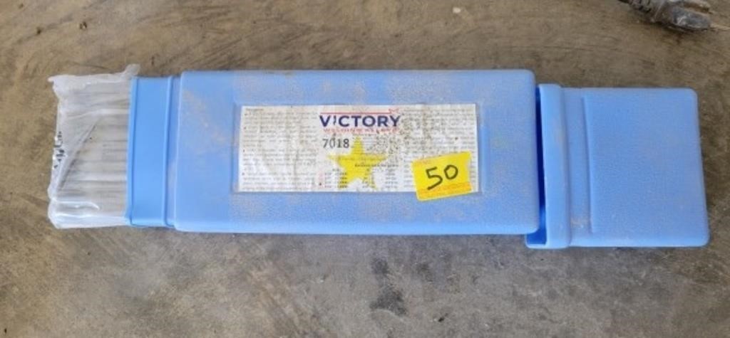 ONE BOX VICTORY 7018 WELDING RODS