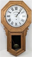 1905 Synchronome Electric Oak Wall Clock