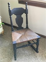 Rocking Chair w/Woven Seat