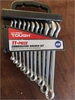 11 Pc Metric Combo Wrench Set