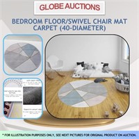 BEDROOM FLOOR/SWIVEL CHAIR MAT CARPET(40-DIAMETER)