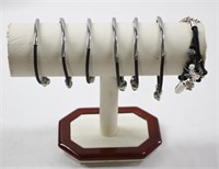 7pc Rope & Charm Bracelets