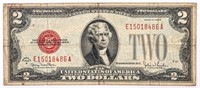 USA 1928G 2 Dollars Red Seal - Clark-Snyder